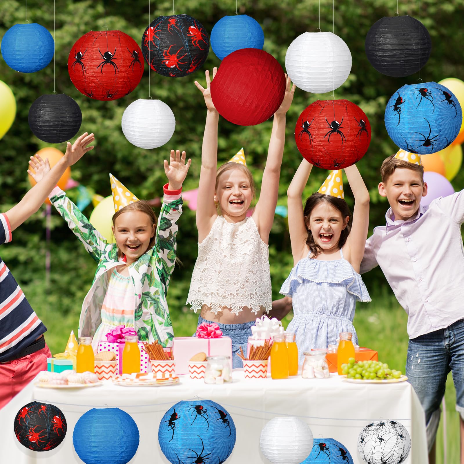 VercanMonth 16 Pcs Hero Party Decorations 12