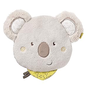 Fehn 064223 - Cojín de huesos de cereza, cojín de calor y frío con un simpático diseño de koala, para bebés y niños pequeños a partir de 0 meses, tamaño: 20 cm