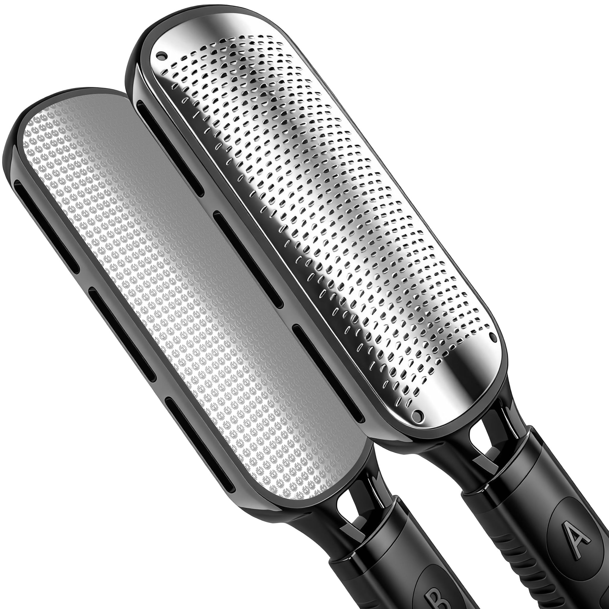Foot File Callus Remover for Feet, Double Sided Foot Scrubber for Dead Skin Remover, Foot Rasp Pedicure Tool to Remove Hard Skin, Callus, Plantar Wart, Corn - Skin-Friendly Stainless Steel Foot File