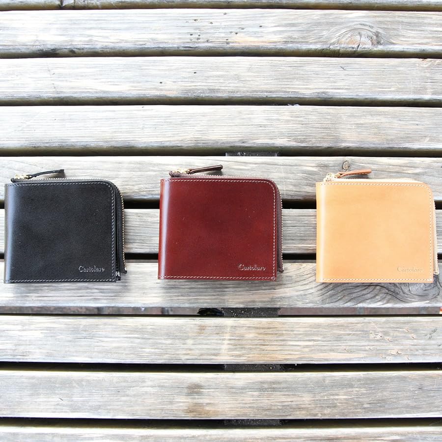 Amazon | [カルトラーレ] ジャミーウォレット 栃木レザー (Natural