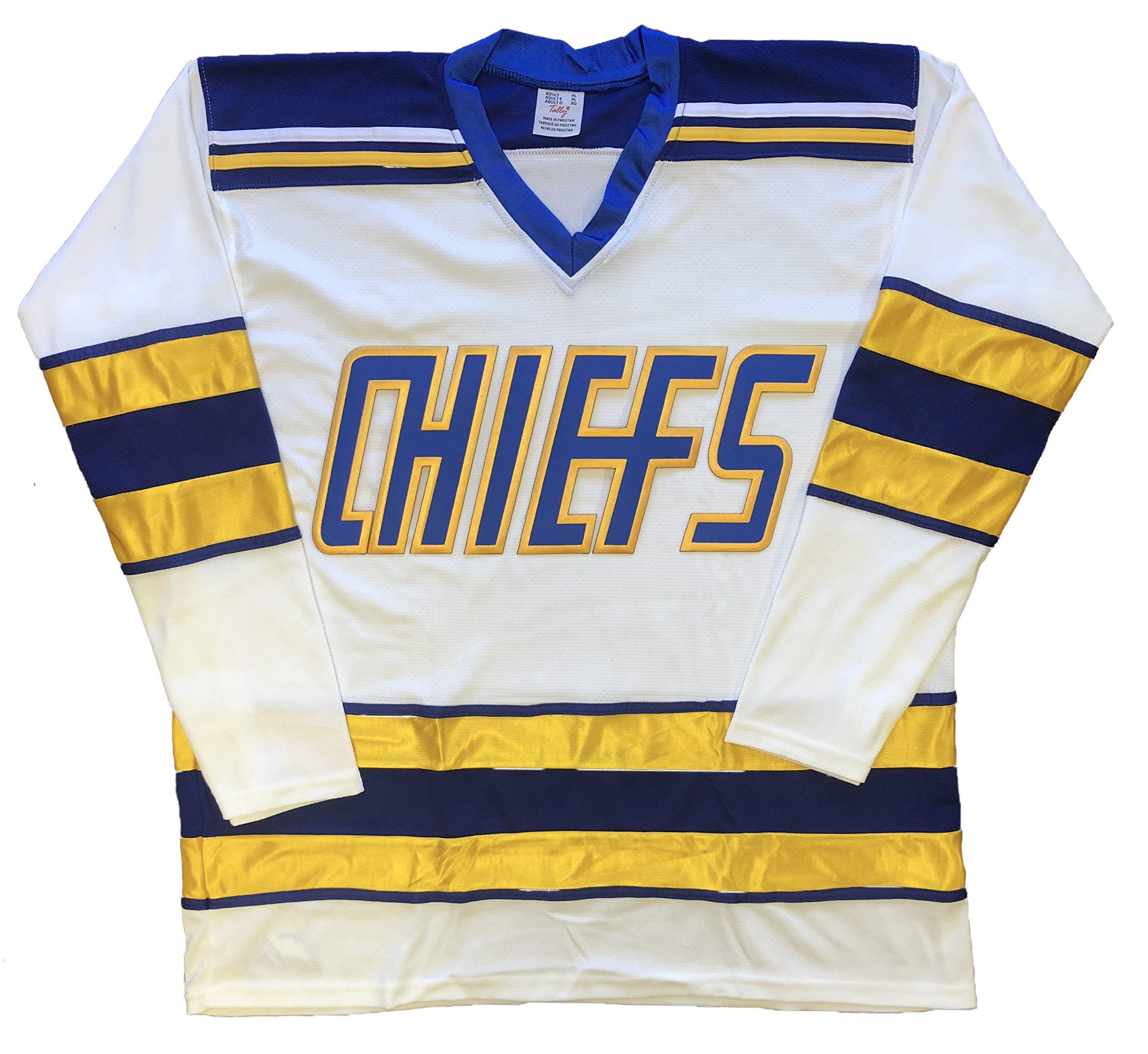 Tally Chiefs Jerseys - Ready to Customize with Your Name and Number (White, Youth XL)