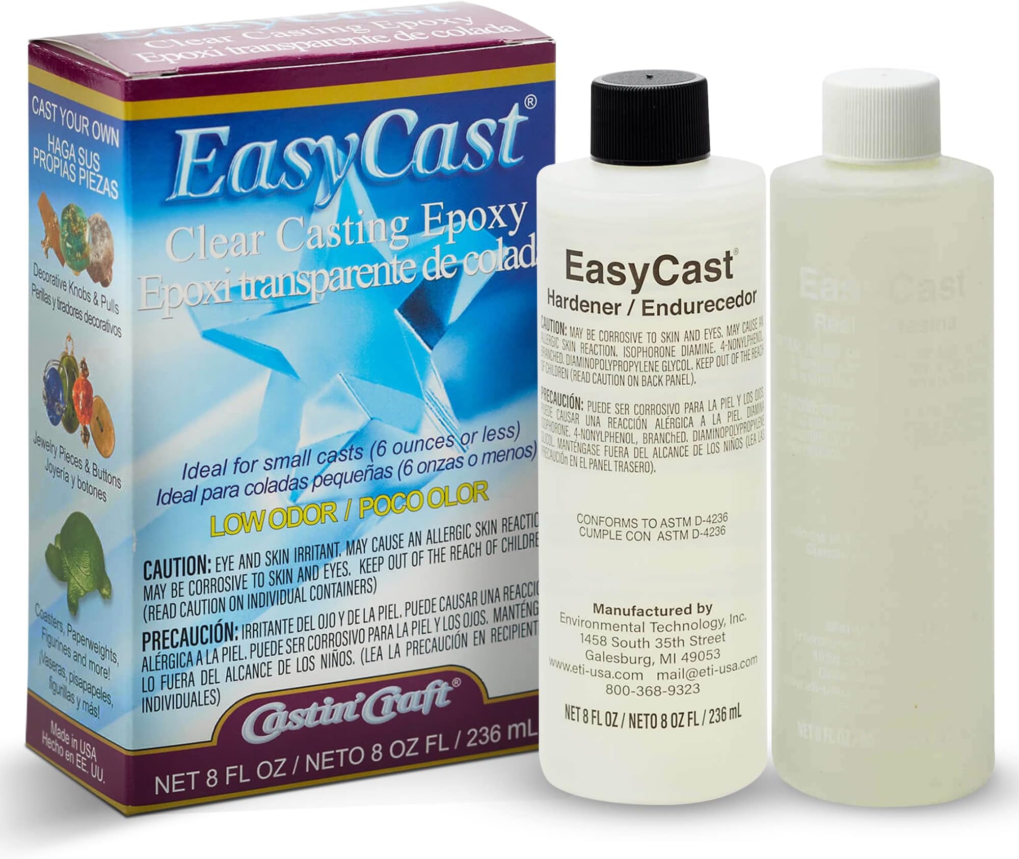 Environmental Technology Easycast Kit, 8oz.