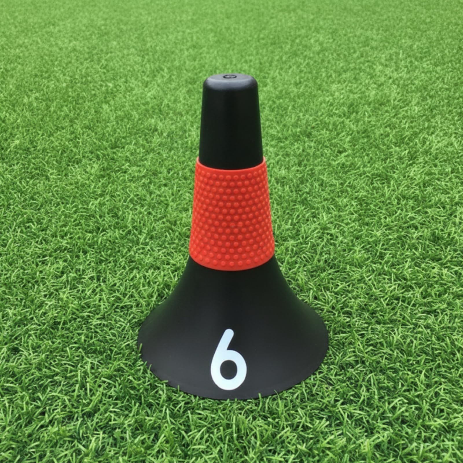 10 Pezzi Cono da Allenamento Antiscivolo da Allenamento Resistente Attrezzatura Sportiva per Scuola Calcio