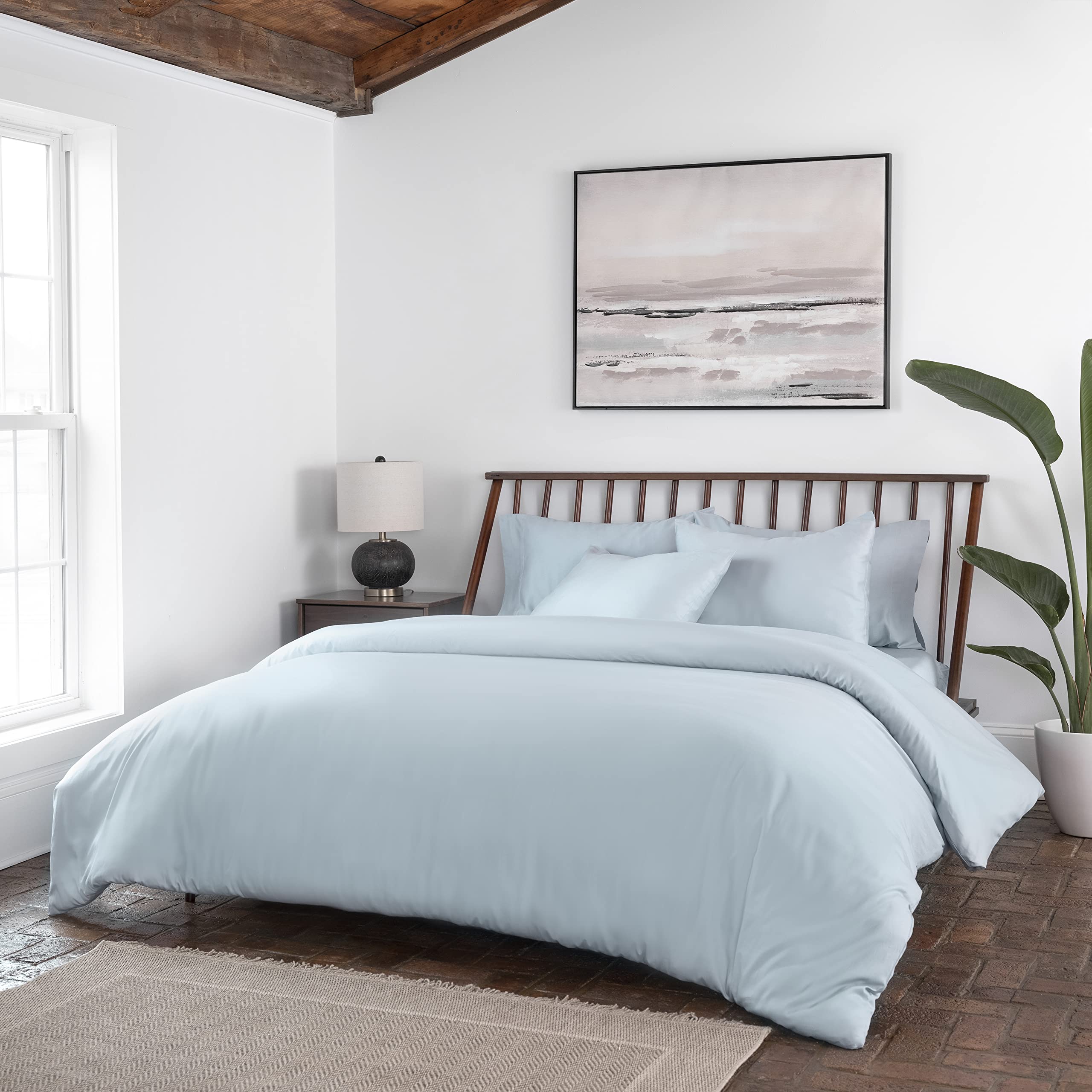 Welhome Arthur 100% HygroCotton Duvet Set | Blue | King