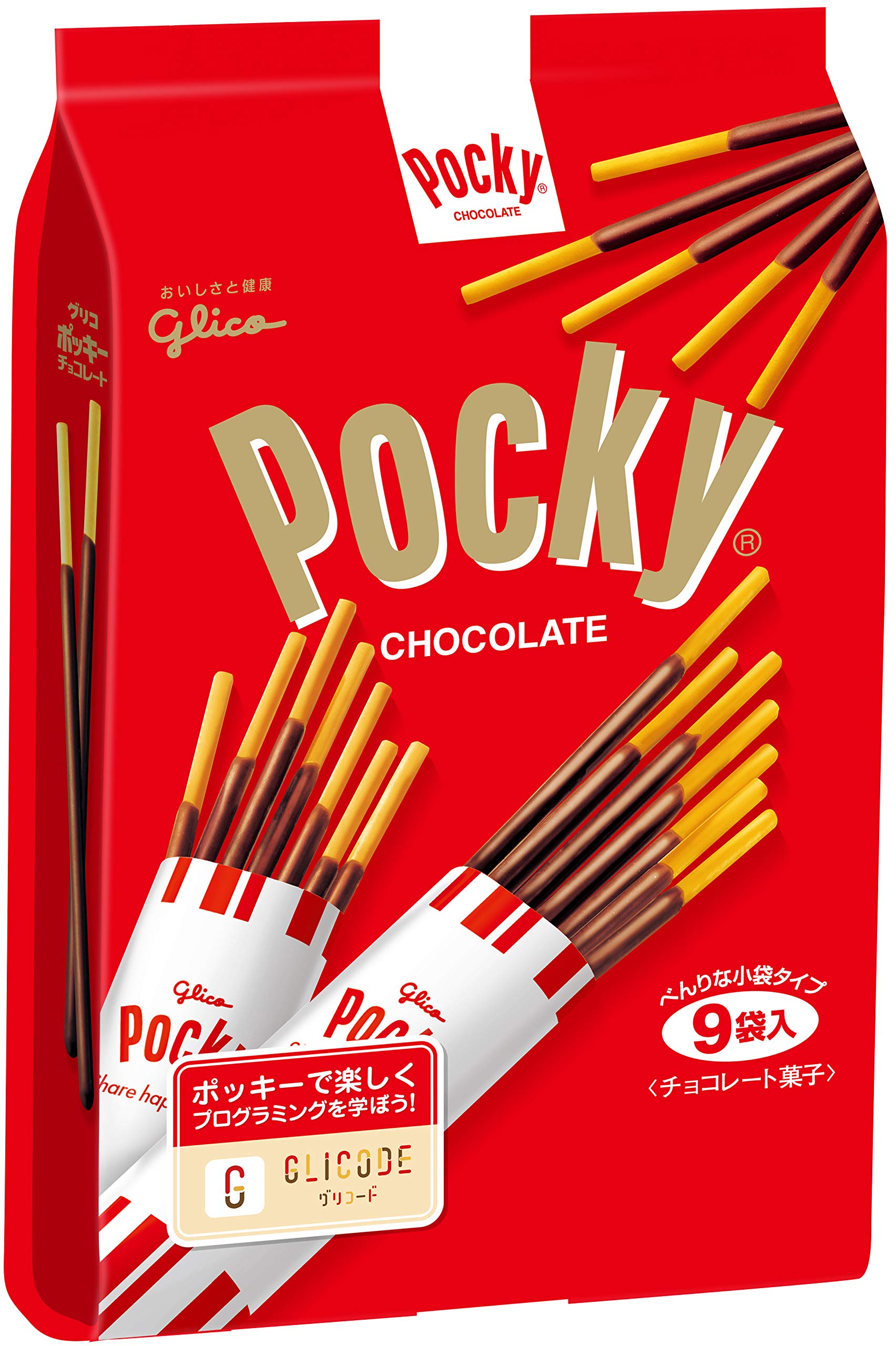 Amazon.co.jp: 江崎グリコ ポッキーチョコレート 9袋×6個 : ドラッグストア