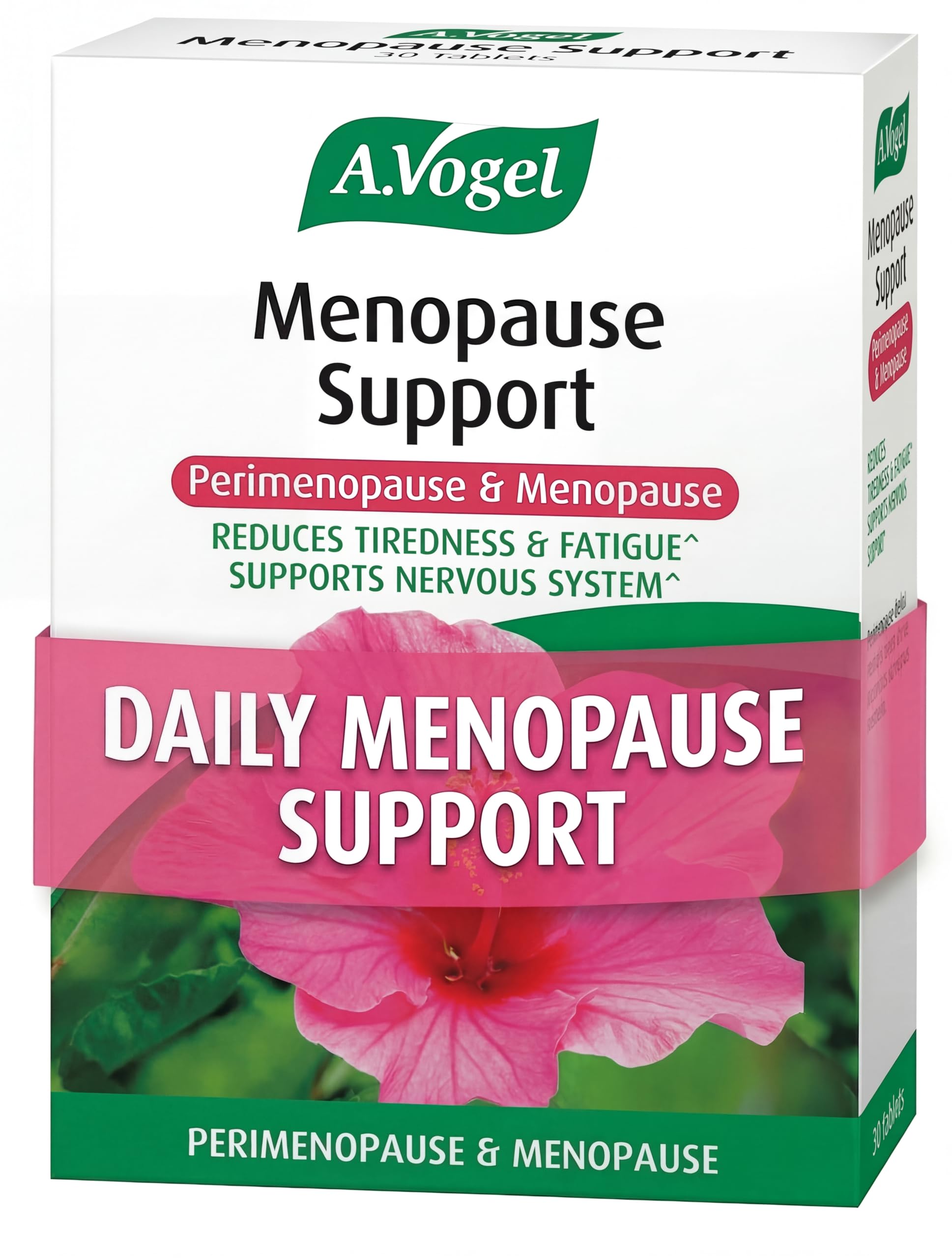 A.Vogel Menopause Support | for Perimenopause, Menopause & Postmenopause Symptoms | Menopause Supplement with Soy Isoflavones, Magnesium & Hibiscus | 30 Tablets