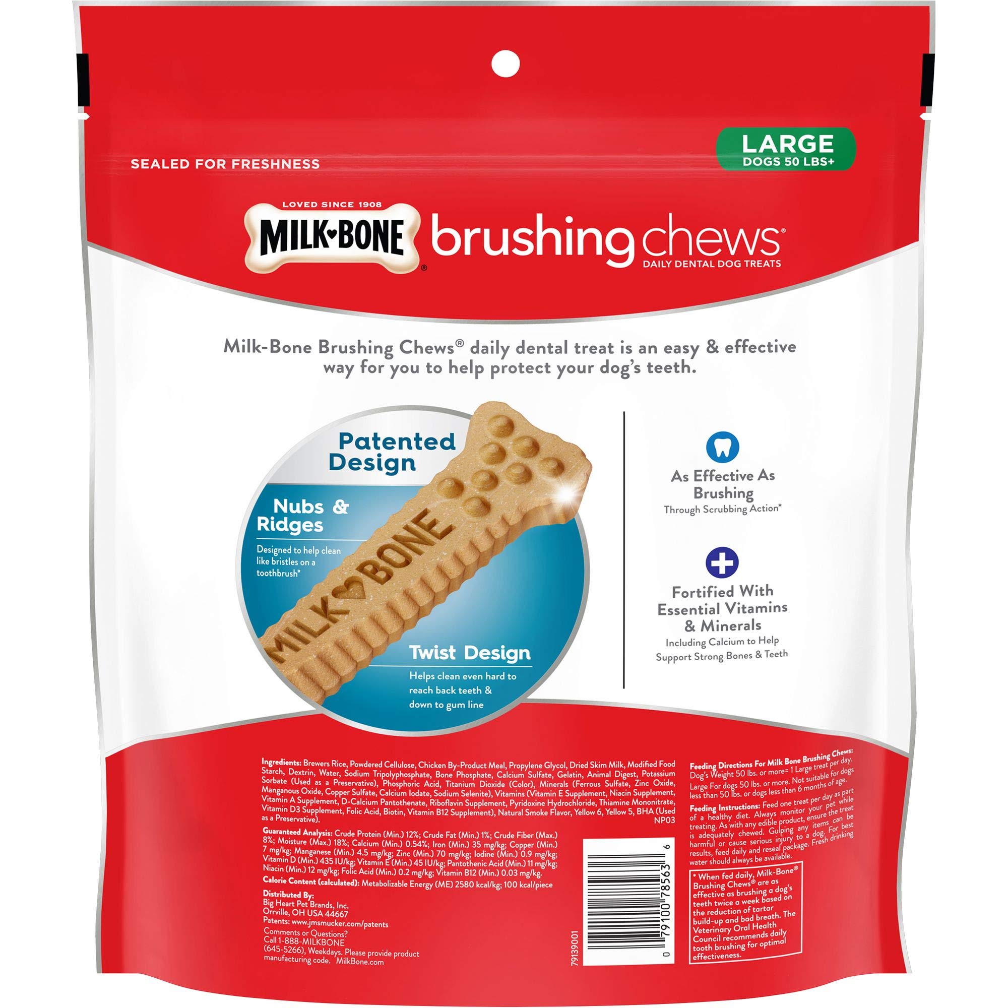 milkbone brushing chews large