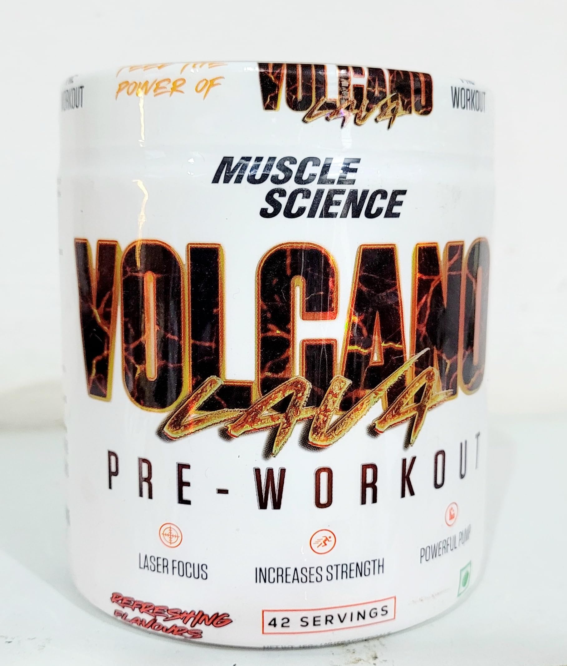 VOLCANO LAVA PRE-WORKOUT 42 SERVING || LASER FOCUS, INCREASES STRENGTH, POWERFUL PUMP