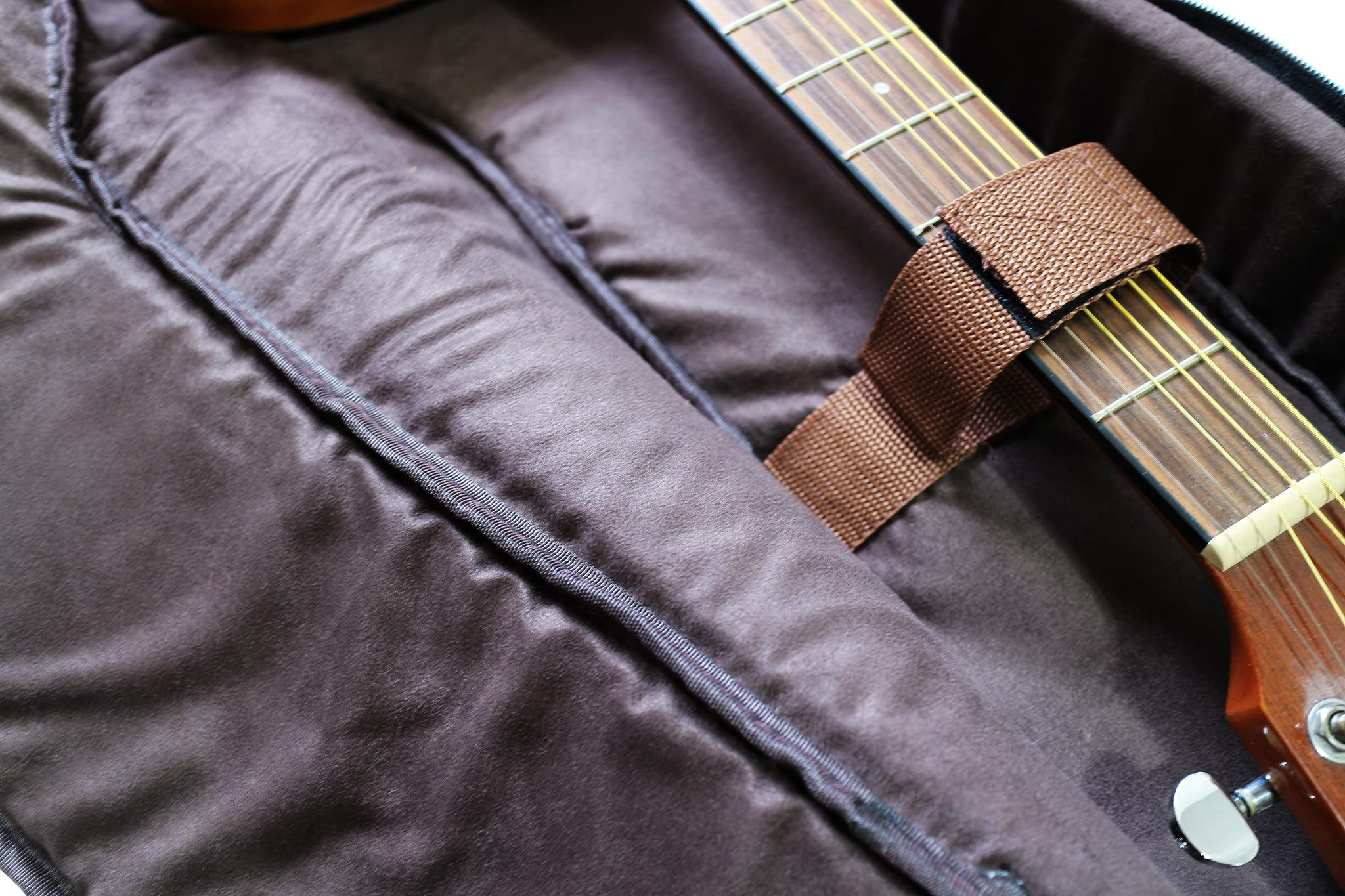 Funda de guitarra acolchada estilo campestre de 0.9 pulgadas (0.906 in) de grosor, bolsa para guitarra, funda suave para guitarra. (Compatible con guitarra de 40 a 41 pulgadas, mide tu guitarra antes de comprar) 8