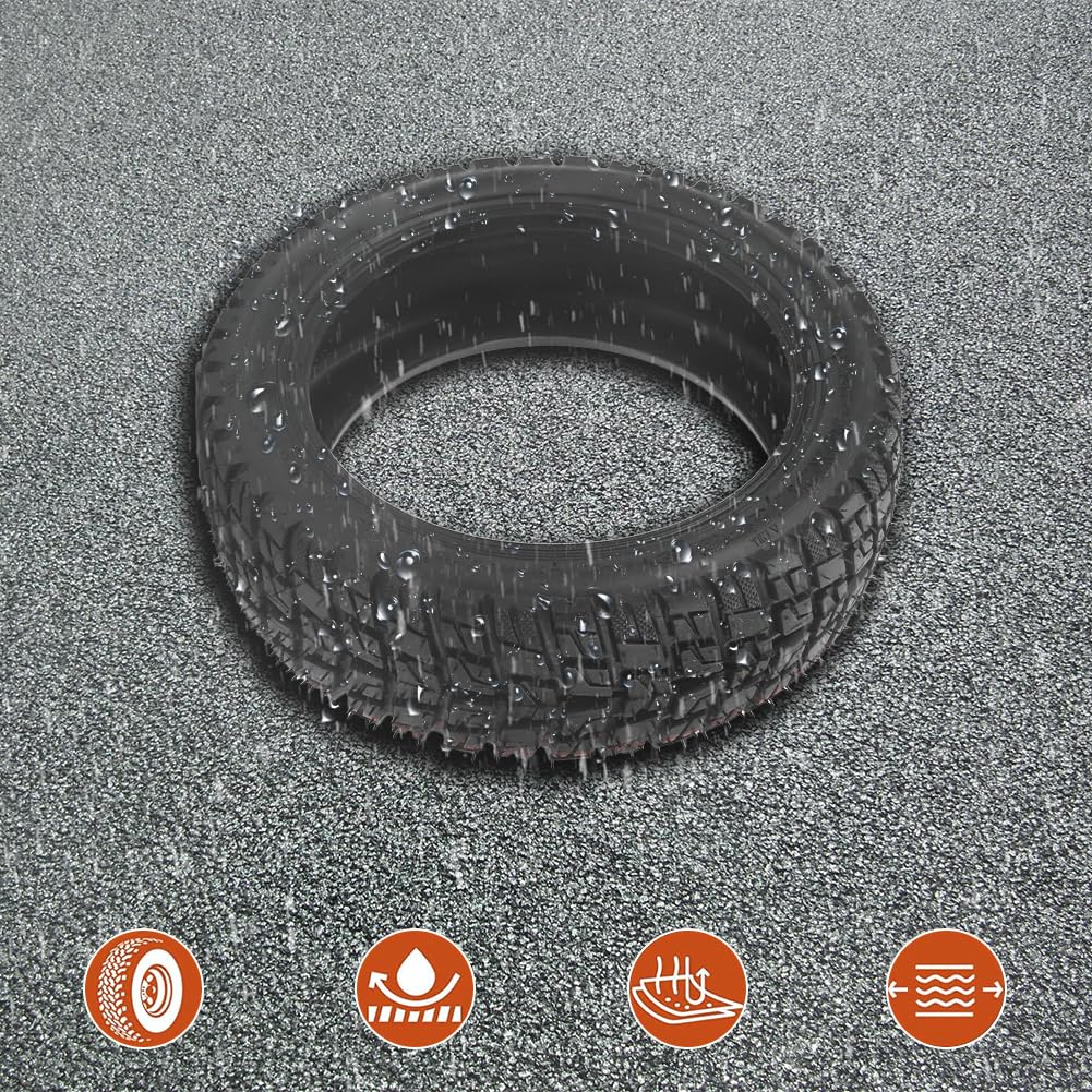 Ruote Monopattino Elettrico,10X2.75‑6.5 Gomma Scooter Elettrico Pneumatici Pneumatico Tubeless Di Ricambio Fuoristrada Accessori Universali [er Pneumatici Sottovuoto per Terreni Irregolari