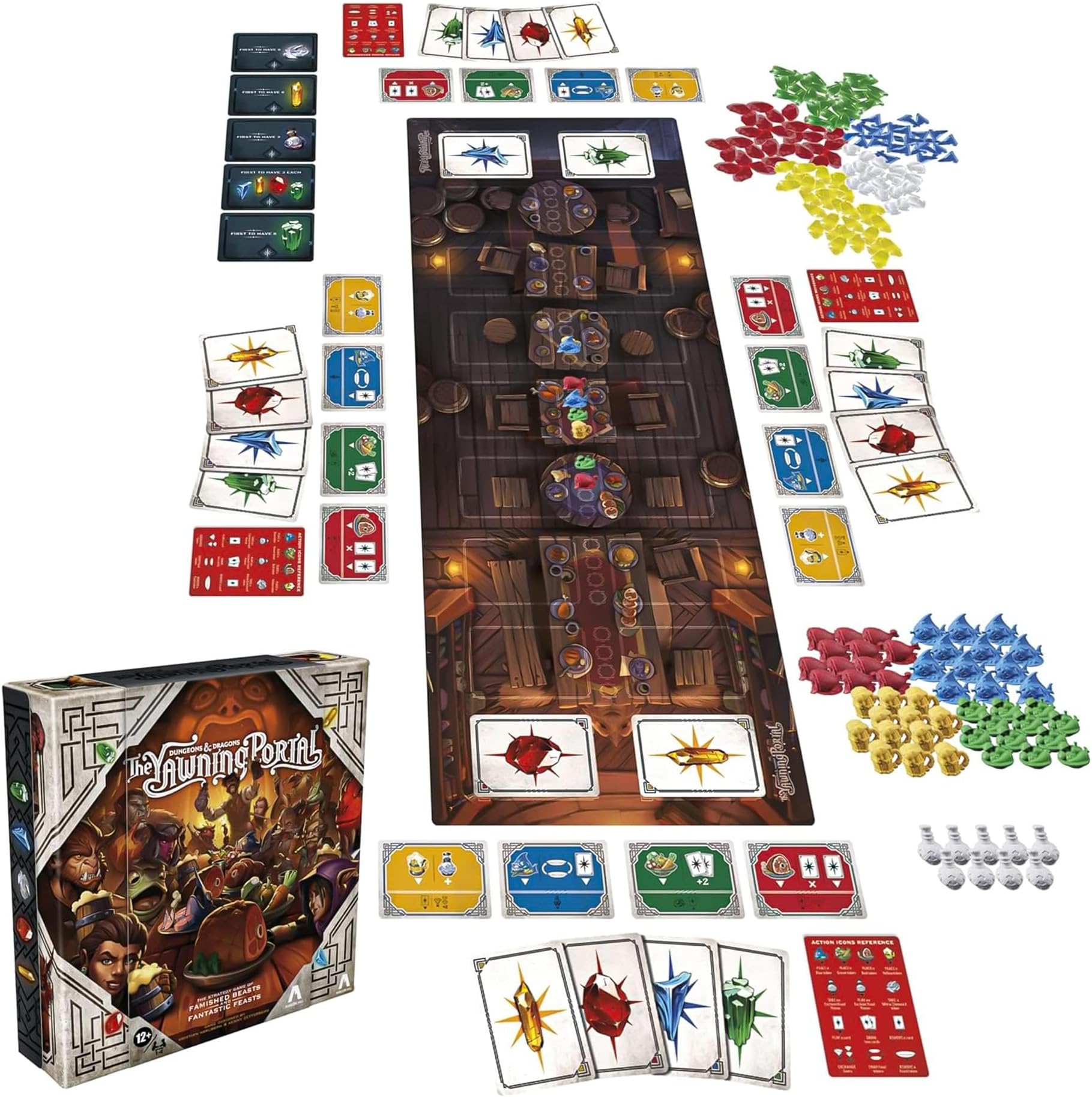 Dungeons & Dragons: The Yawning Portal Game, D&D Strategy Board Game for 1-4 Players, D&D Board Games for Ages 12 and Up, Family Games
