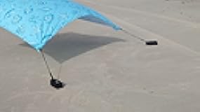 Generic EasyBreezy No Wind Beach Shade Accessory Kit (Canopy Not Included), Medium, Black