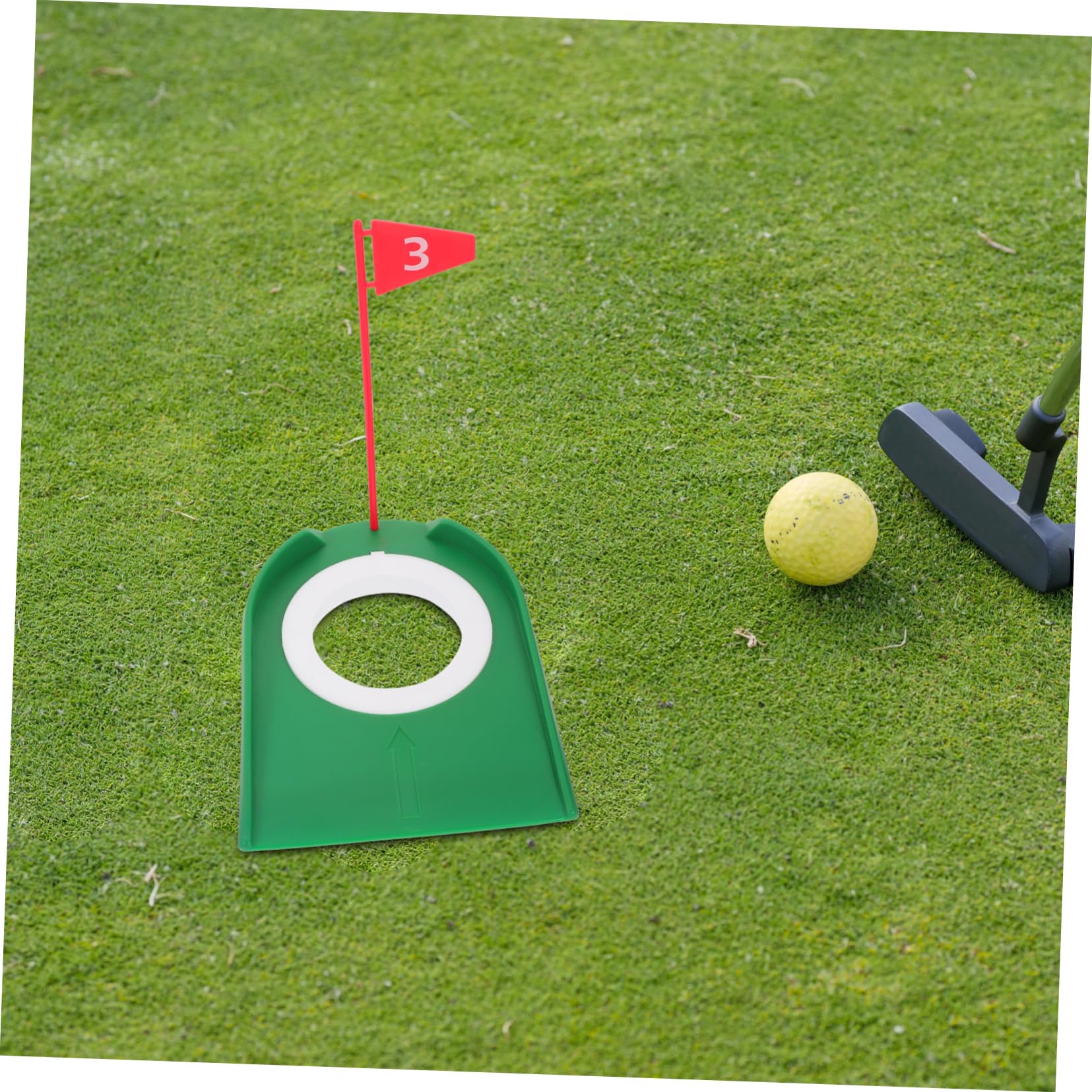 Toddmomy 9piezas Copa para Putting Unidades Plástico Resistente Banderas Extraíbles Práctica Casa