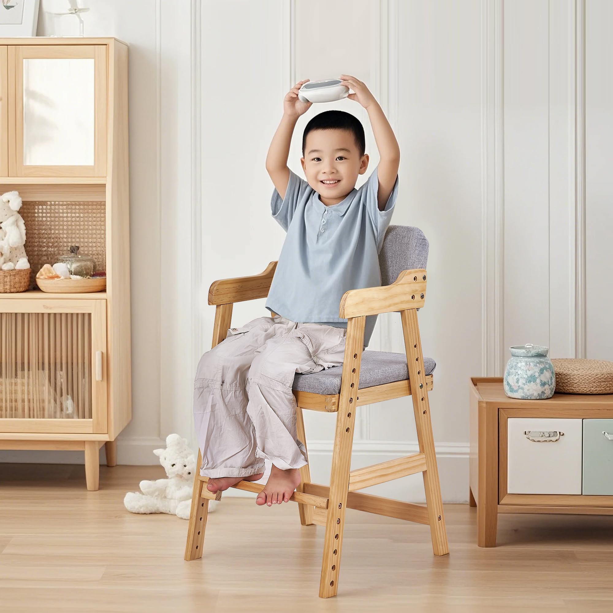 Amazon.co.jp: VECELO キッズチェア 子ども用 幅48cm 【背もたれ・座面