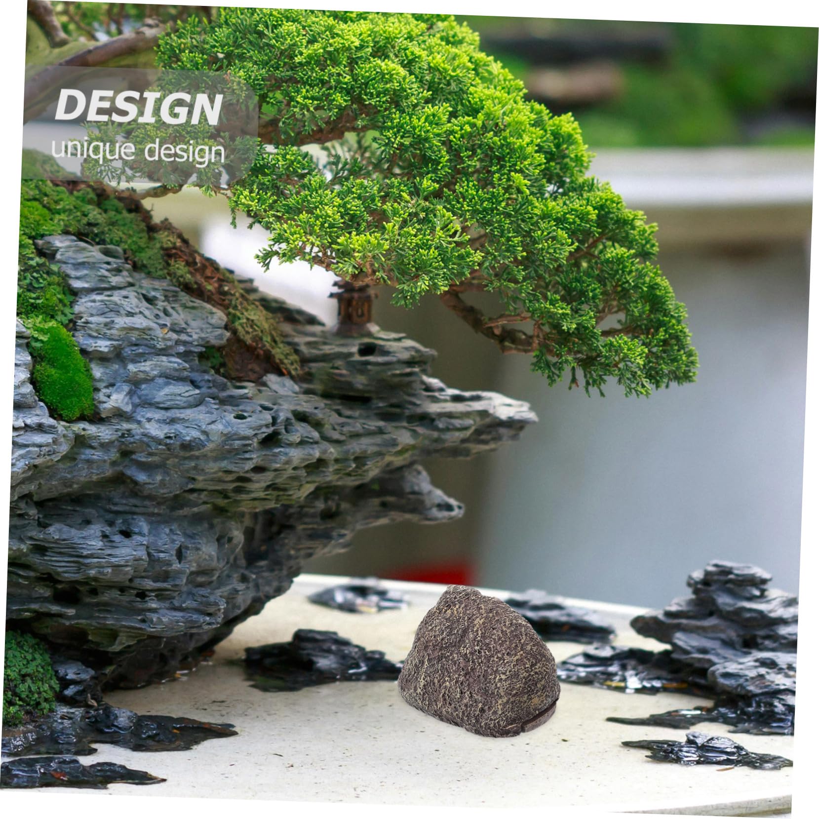 Hemobllo 5pièces Boîte De Rangement Secrète Pierre Imitation pour Clés Cache Clé Extérieur Décoratif pour Jardin Pratique pour Stockage Sécurisé