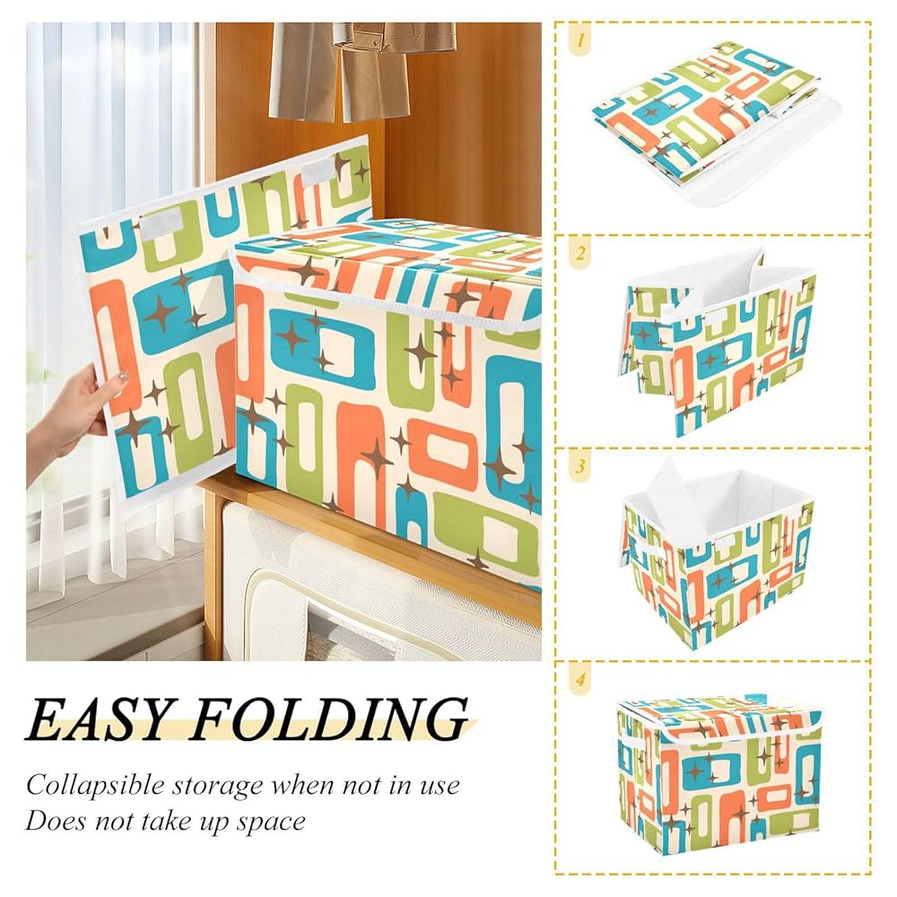 ミッドセンチュリー白黒小物収納容器2個セット ミッドセンチュリー白黒小物収納容器2個セット ミッド