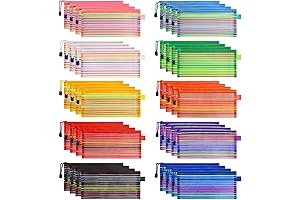 Pack of 40 Bulk Mesh Pencil Cases