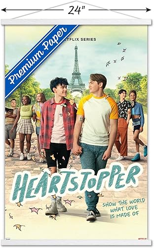 Miniatura 10 de Trends International Netflix Heartstopper Season 2 - Póster de pared de una hoja, 22.37 x 34.00 pulgadas, paquete de impresión premium y colgador de