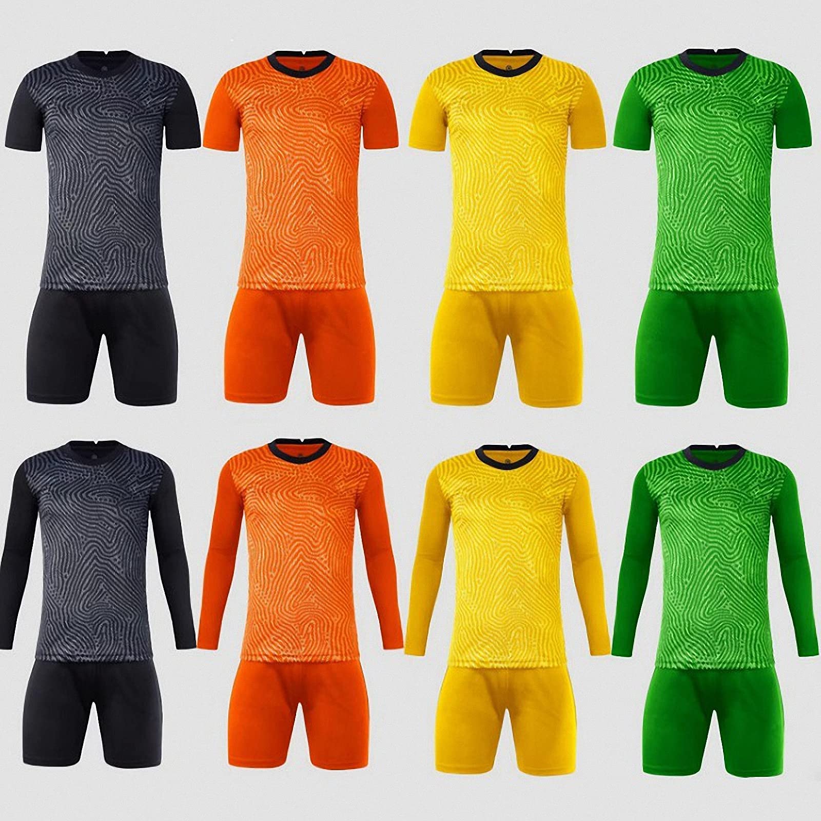 Tute da Magliette da Portiere da Calcio per Adulti, Kit di Abbigliamento Sportivo da Allenamento per Studenti, Maglia da Portiere da Uomo all'aperto