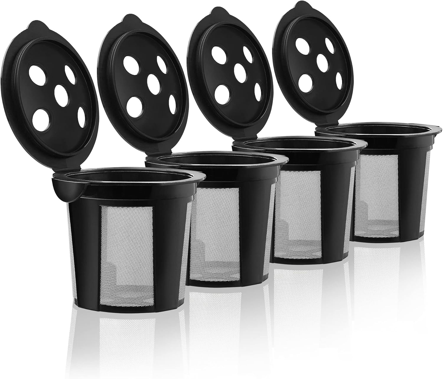 4 Reusable K Cups for Keurig K Supreme and Keurig K Supreme Plus Coffee Makers - 4 Refillable Kcups Coffee Filters for K-Supreme and K-Supreme Plus Brewers: Home & Kitchen