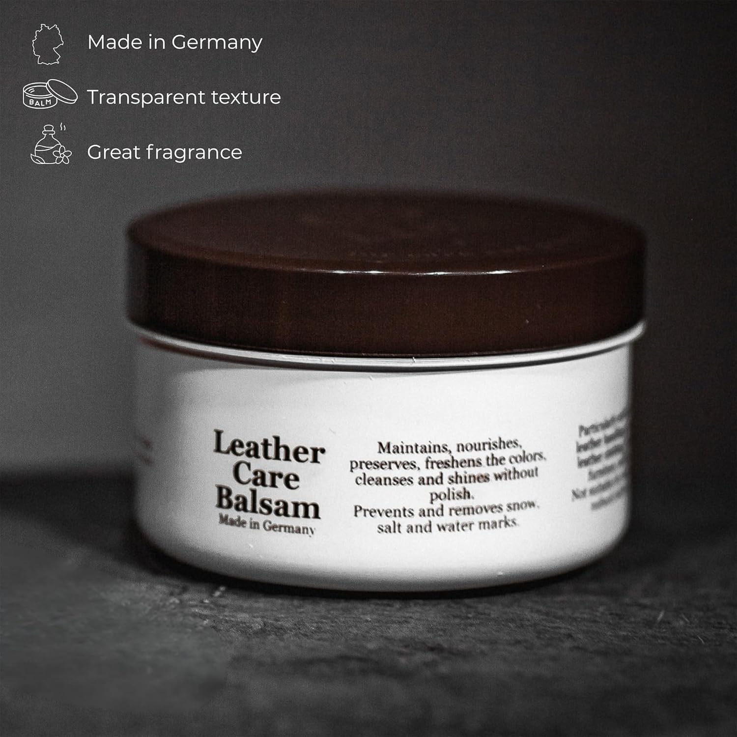 Time Resistance Leather Balsam for Shoes, Bags and Furniture Care and Protection 8.45 Oz (250ml) - Image 4