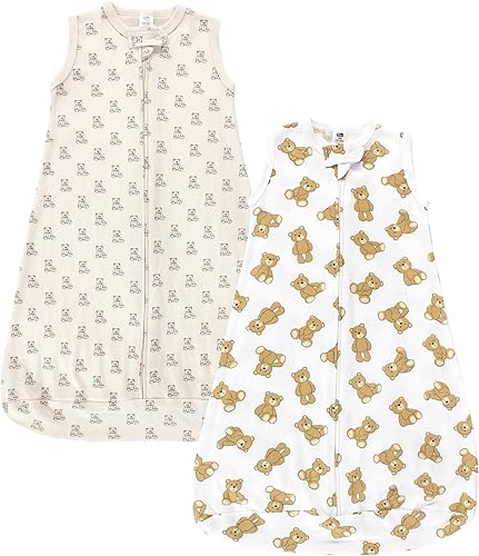 Hudson Baby Unisex Baby Cotton Long-Sleeve Wearable Sleeping Bag, Sack, Blanket