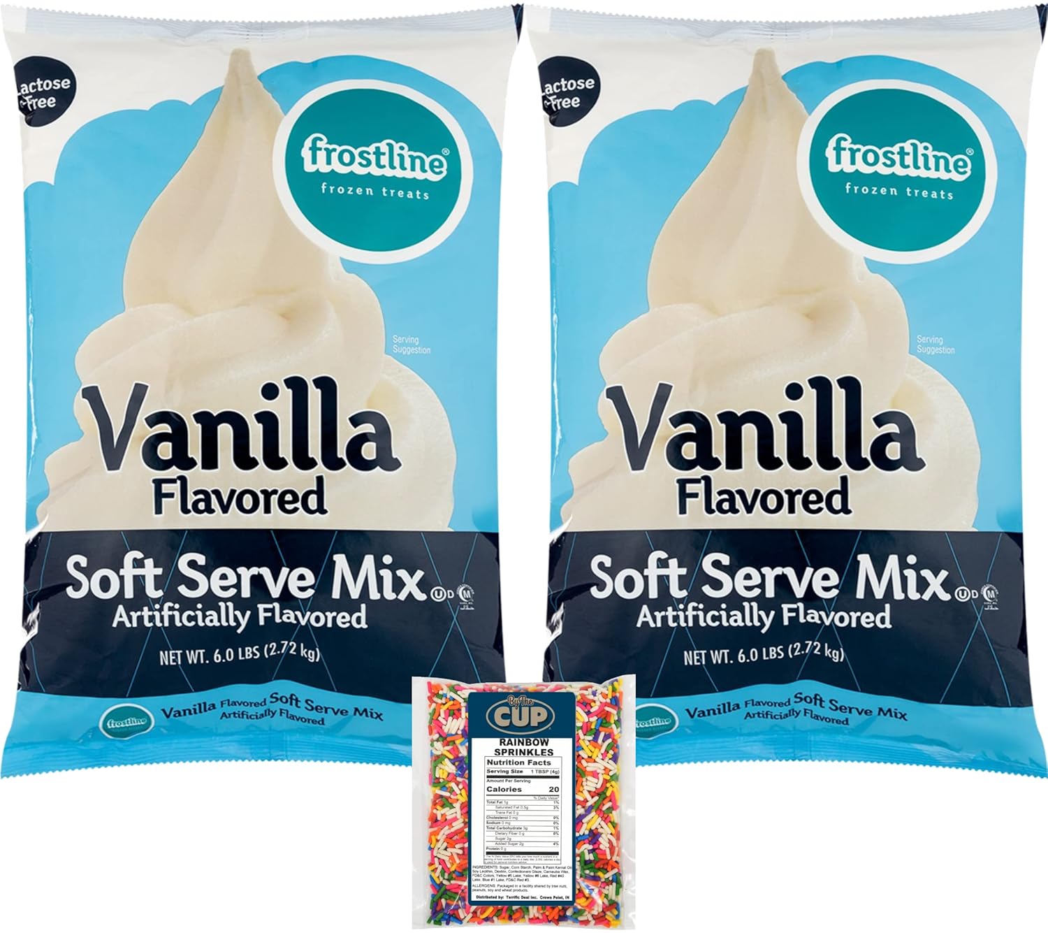 Frostline Lactose Free Vanilla Flavored Soft Serve Mix, 6
