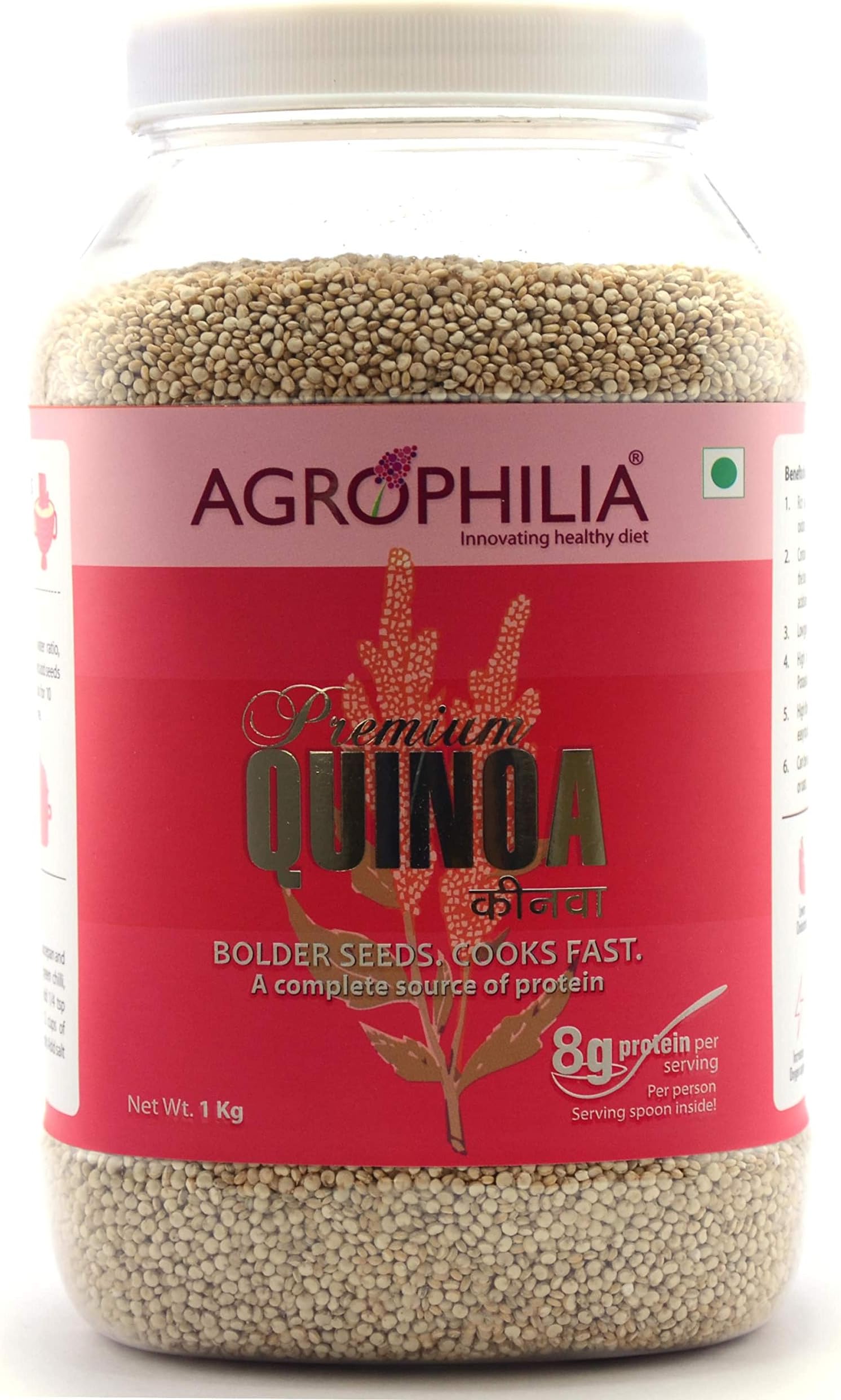 Agrophilia Premium White Quinoa 1Kg