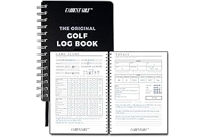 Golf Notebook: The Ultimate Golf Log Book for Tracking Your Game