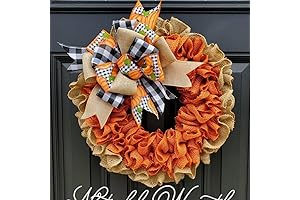 Pumpkin Wreath Burlap