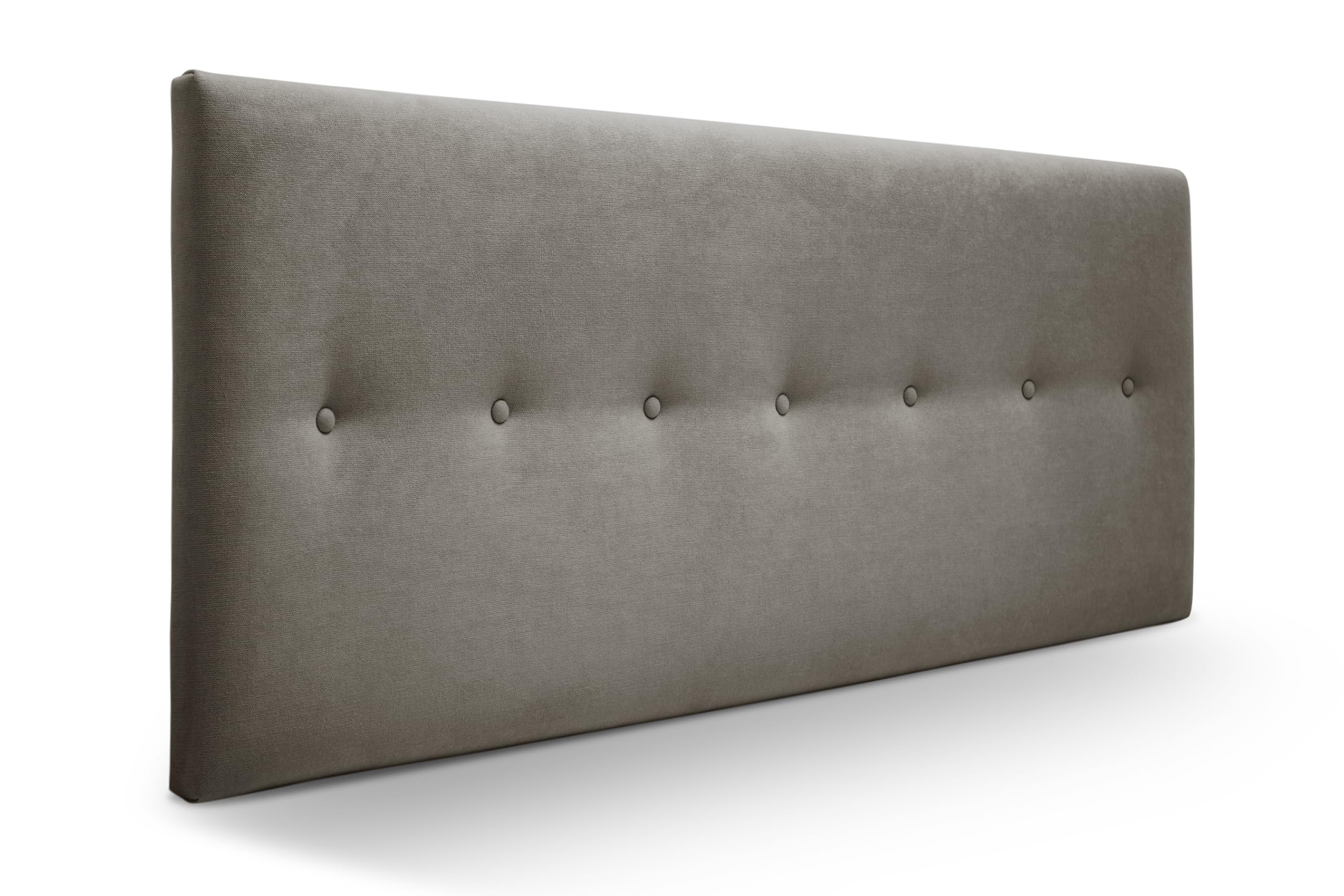 SUENOSZZZ-ESPECIALISTAS DEL DESCANSO Cabecero de Cama Dakota con tapizado Acolchado para Camas de 135 (145 x 57 cm) Tela Gris