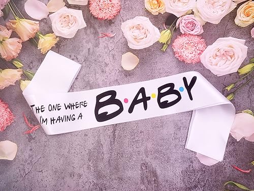 Faja para baby shower, el regalo ideal para revelación de género, anuncio de embarazo, bienvenida al bebé, decoraciones de fiesta rosa o azul