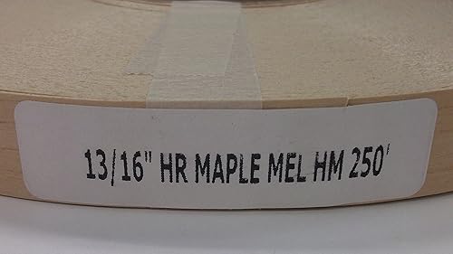 Melamina Encolado de cantos pre pegado 13/16" x 250' Rollo Hardrock Maple