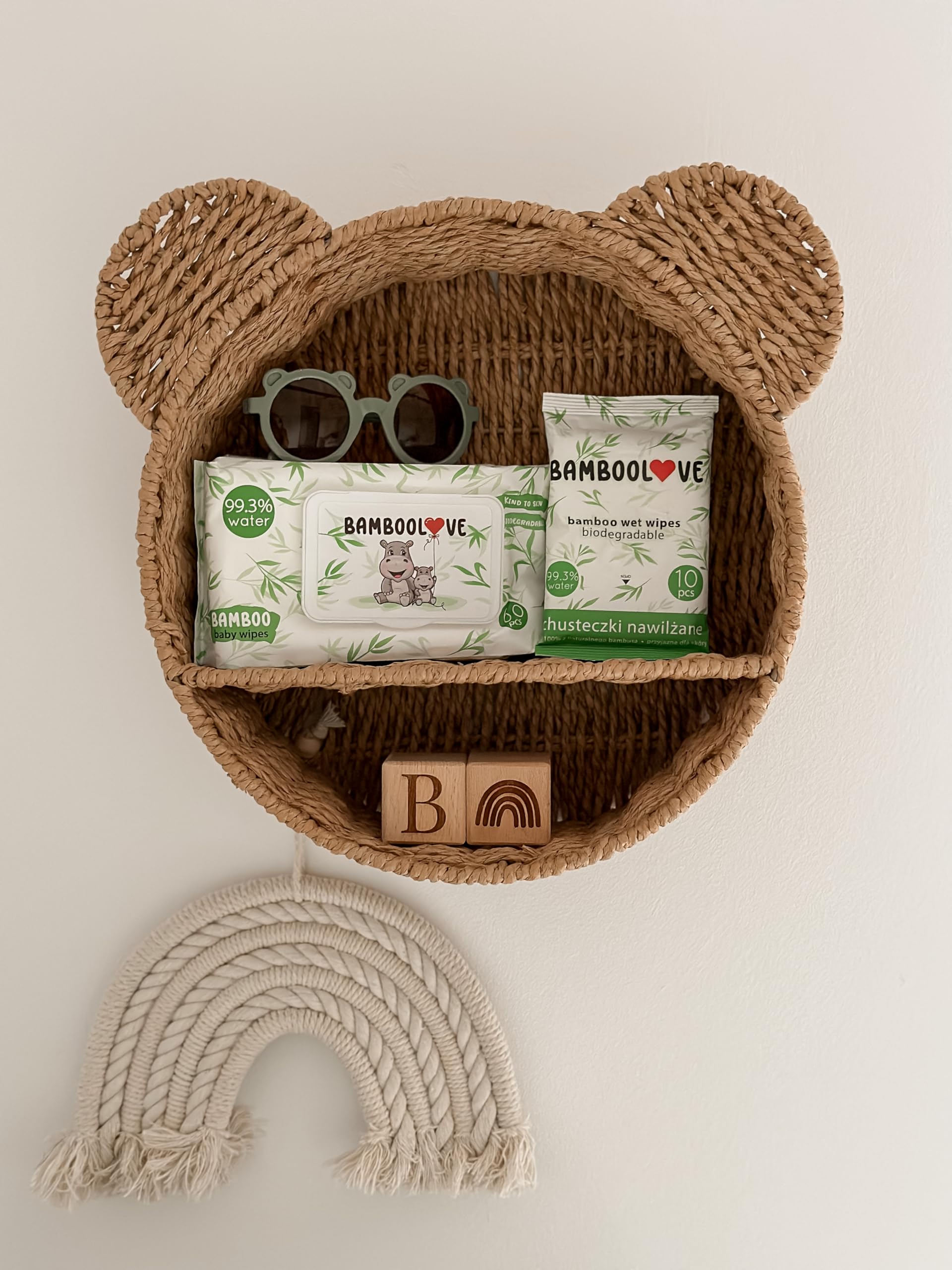 20x 60pcs - Toallitas húmedas de bambú - Toallitas bebe hipoalergénicas - Toallitas húmedas excepcionalmente suaves y delicadas - 99,3% de agua - Biodegradables