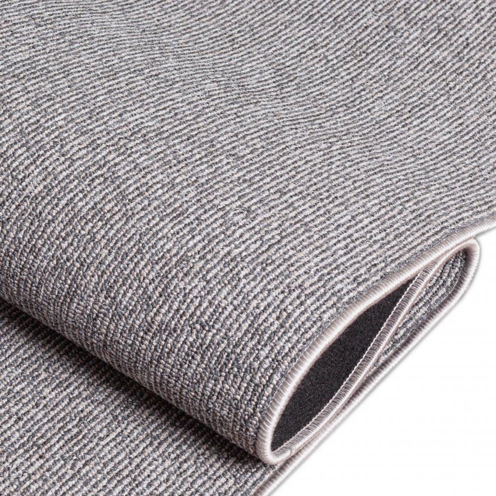 CARPETIA Tapis tissé a Plat pour Entrée & Couloir - résistant - uni en Gris Taille 240 x 340 cm
