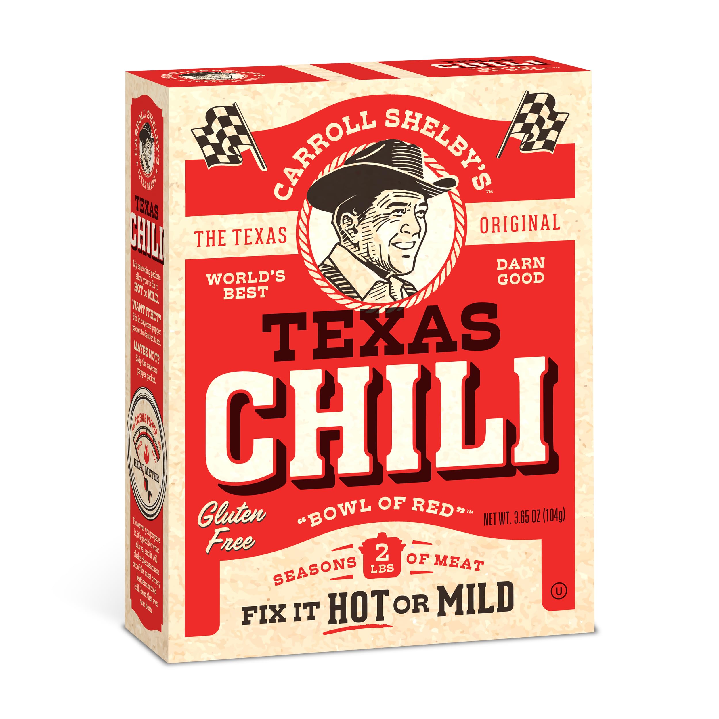 Carroll Shelby's Original Texas Chili Kit, 4 Oz