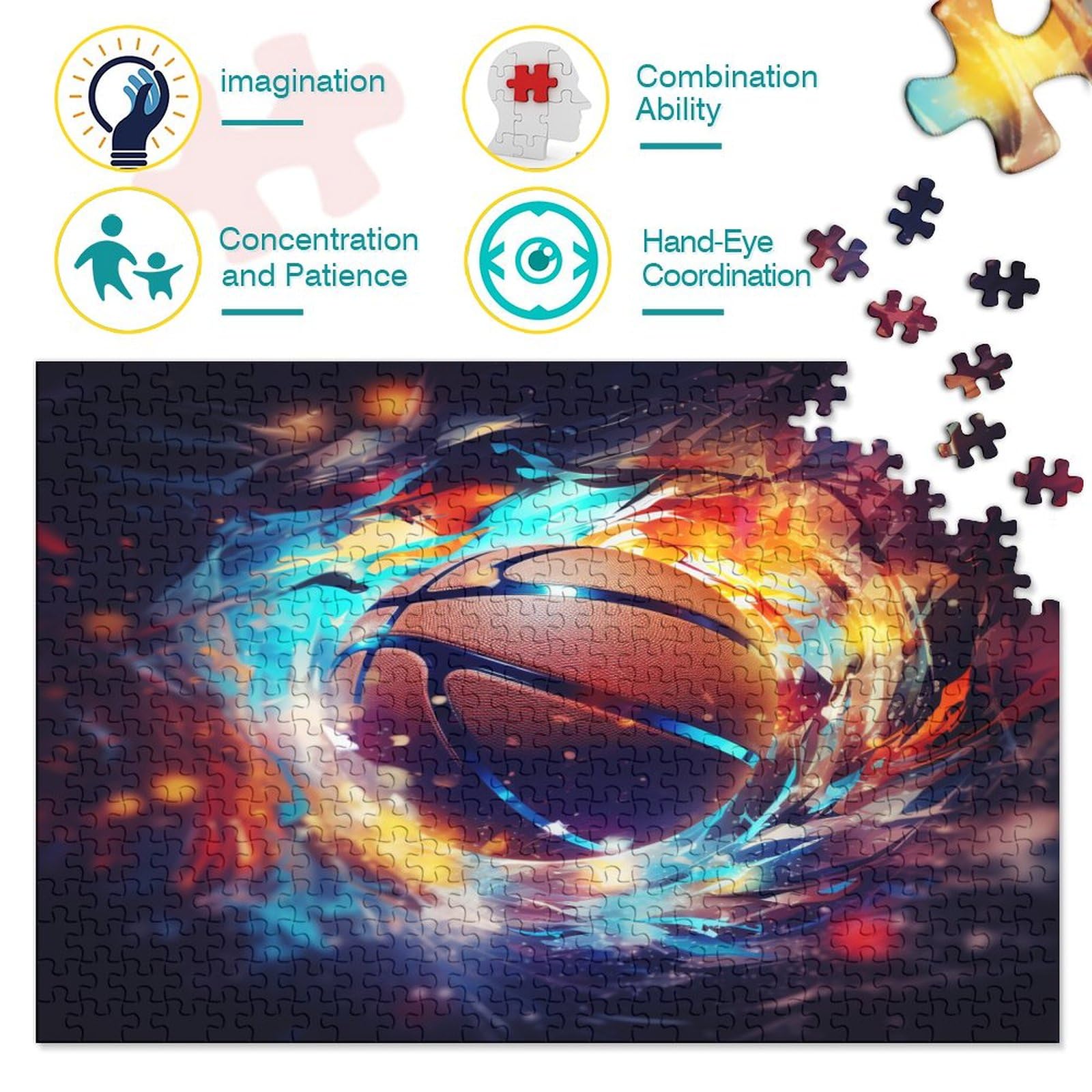 Puzzle, Bydło Dorośli Zabawa Śliczna Krowa Puzzle Gra Edukacyjna Zabawka Intelektualna Gra Zabawka Antystresowa/Style-2/1000Pcs (75X50Cm)