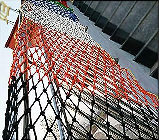 Protection Rope Net Safety Net Climbing Net Colored Rope Decorative Net Made Of 6mm Thick Rope Covering Net Net For Cargo Support Child Pool Protection Net Balcony Anti-fall Net (Size:2*6m（7*20ft）)
