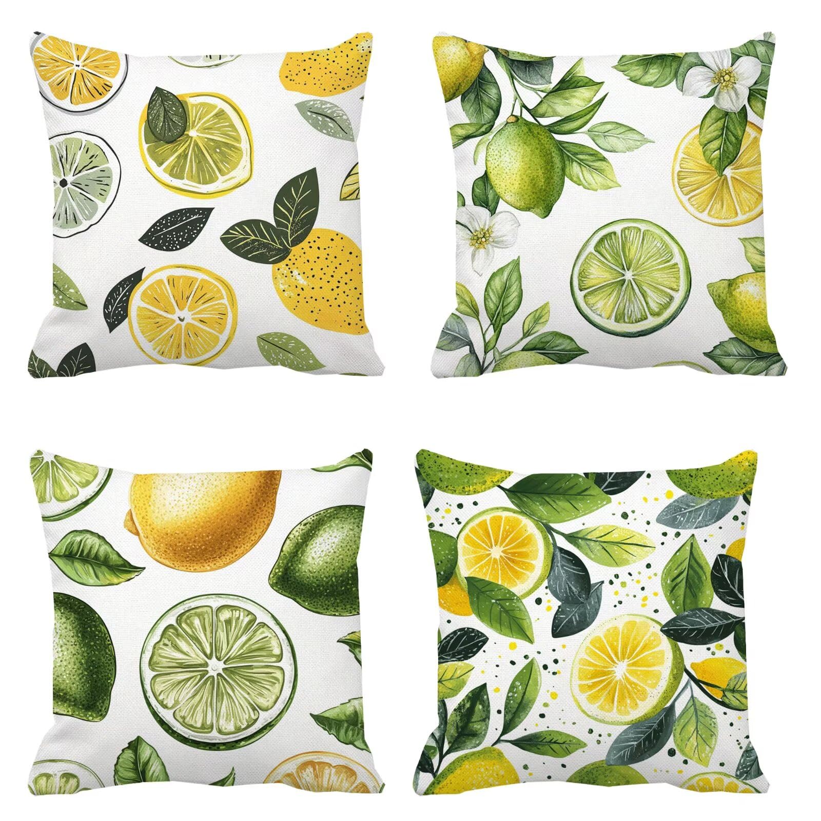 Cadeaux automne originaux lot 4 housses coussin velours