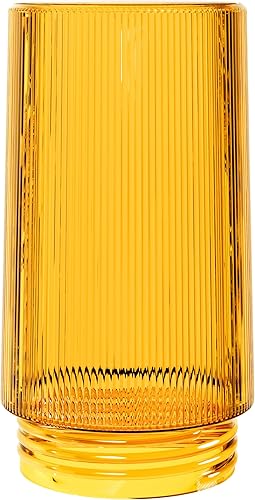 Miniatura 6 de KastLite Tarro de gelatina con cúpula blanca con cuello roscado, Downlight acrílico para interiores y exteriores de 5 pulgadas, diámetro exterior de