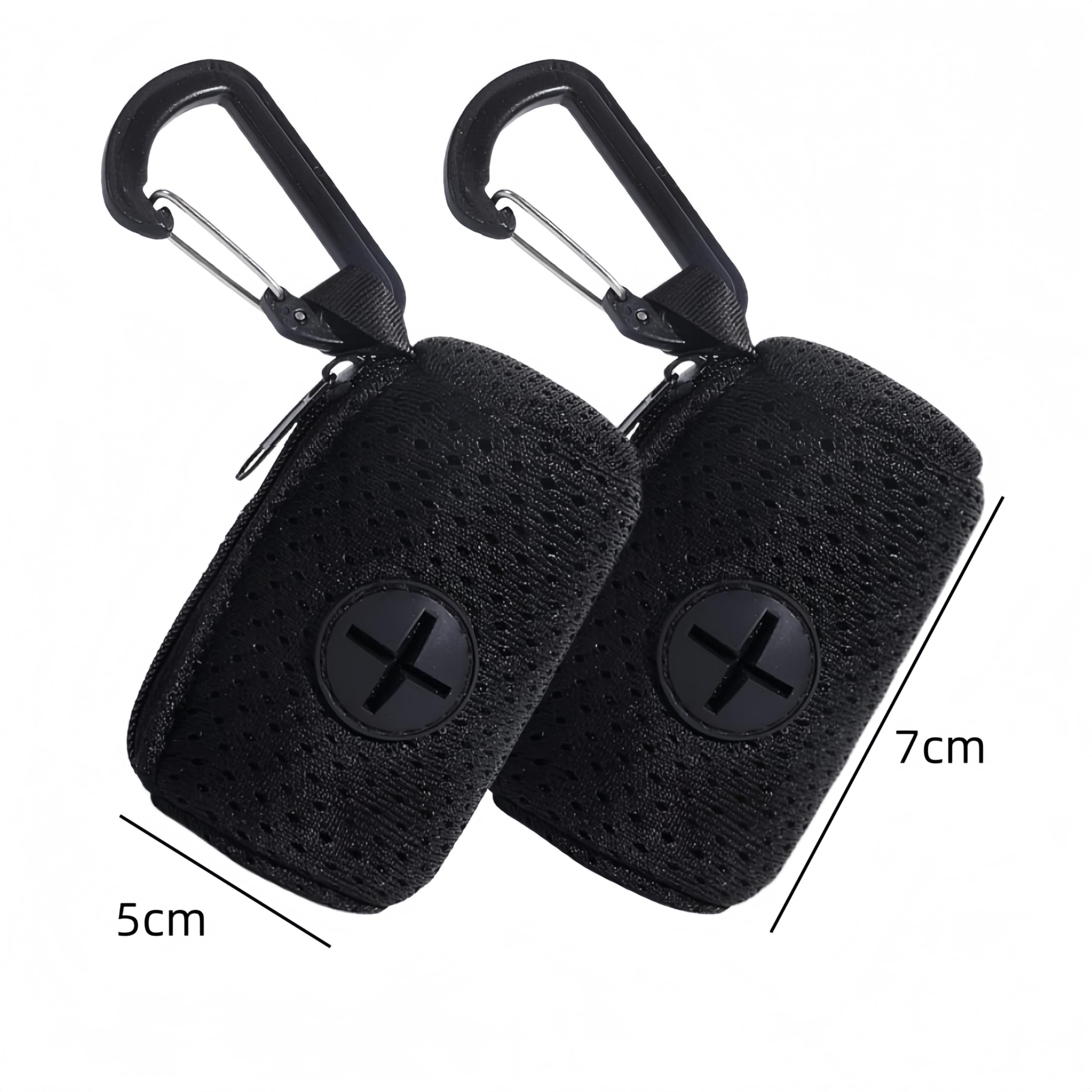 Dog Poop Bag Holder, 2 PCS Desperate Poop Bag for Dogs with Buckle Portable Portable Furniture for Pet Bag for Cane for Leash - Image 2
