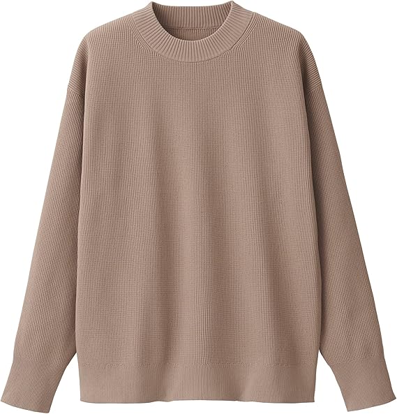 Amazon 無印良品 セーター 軽くて型崩れしにくいクルーネックワイドセーター 2xs Xs セーター 通販