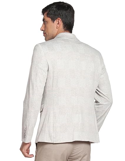 Arrow Glen Check Slim Fit Knit Blazer