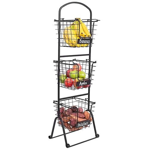 Tiered Storage Baskets Amazon Com