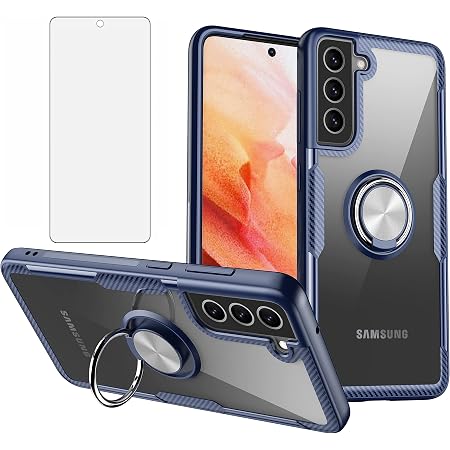 Amazon.com: Phone Case for Samsung Galaxy S21 FE Gaxaly S 21 FE 5G with  Tempered Glass Screen Protector Clear Cover and Stand Ring Holder Slim Hard  Cell Accessories Glaxay S21FE5G UW S21FE