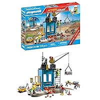PLAYMOBIL Action Heroes Promo Pack 71650 Cantiere, con tre personaggi