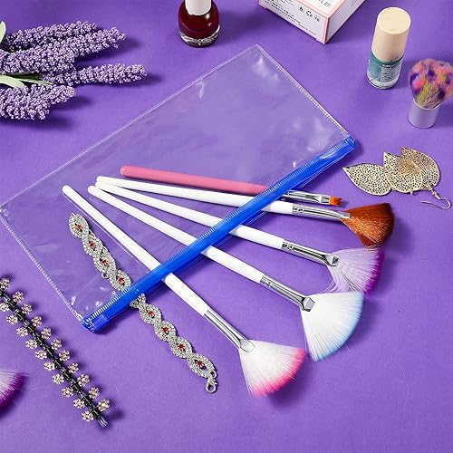 Miniatura 6 de 100 sobres pequeños de plástico de polietileno con cremallera, bolsas de plástico con cremallera, estuche para lápices A6 a granel para dinero en