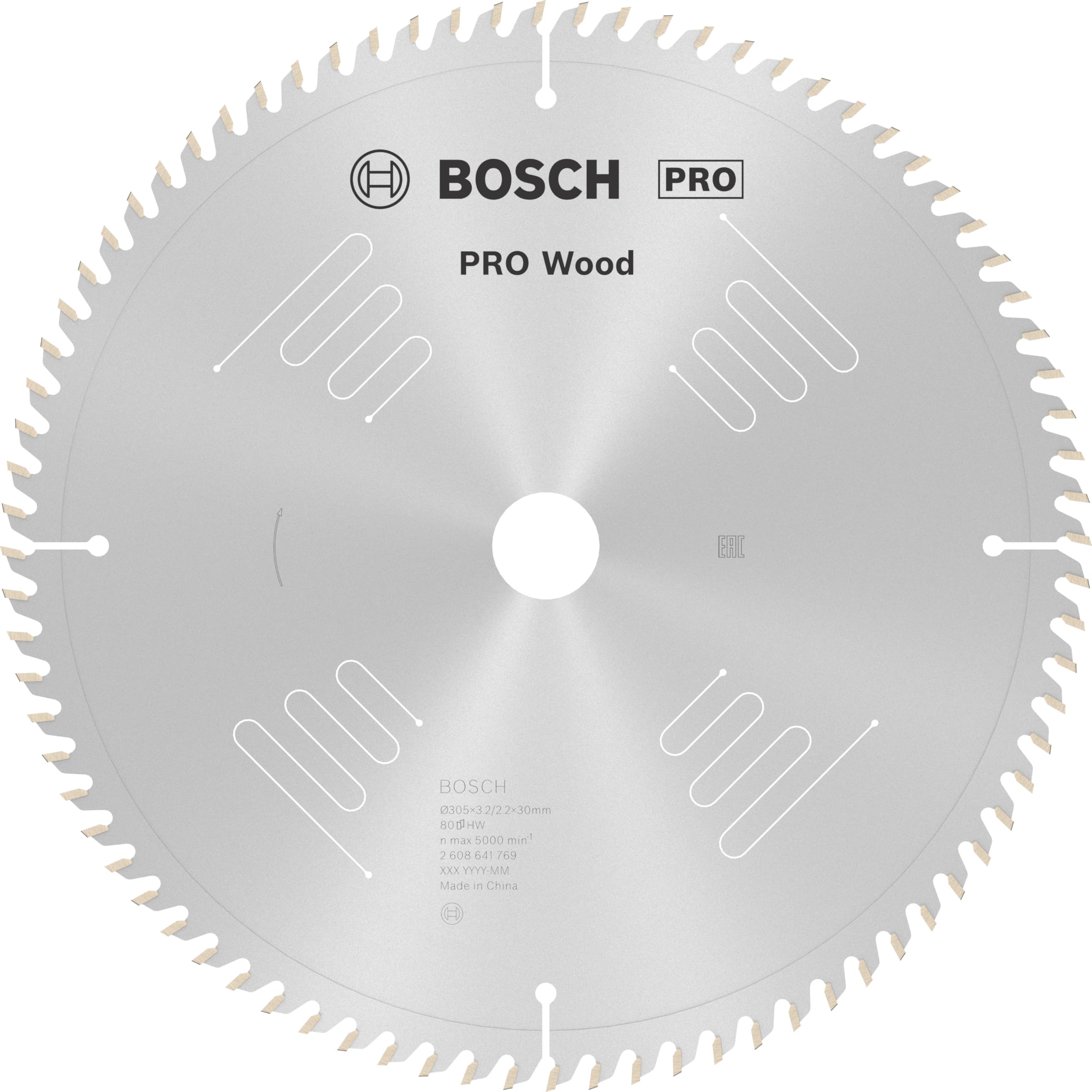 Bosch PRO Wood Cutting Mitre Saw Blade 305mm 80T 30mm