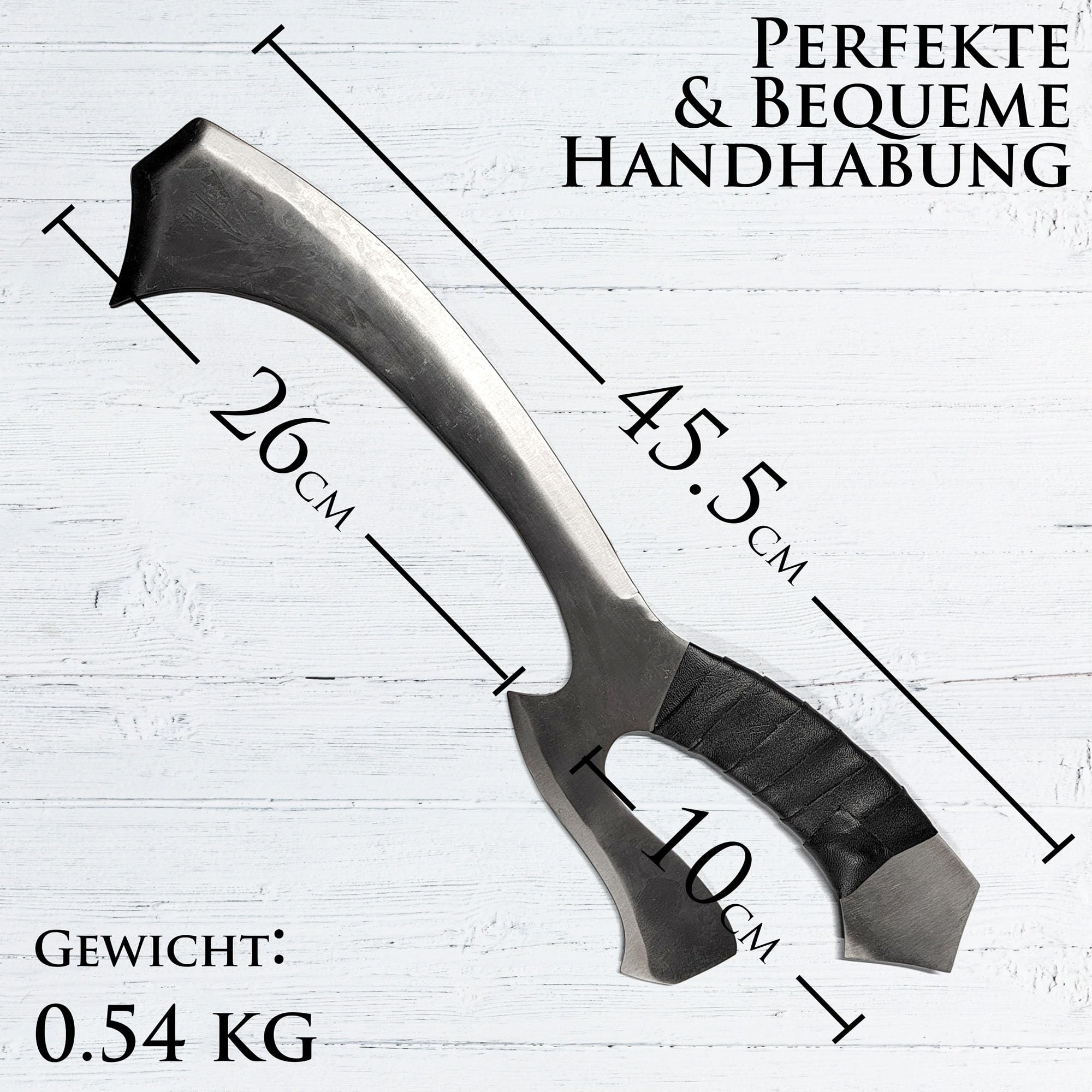 Swords and more Klingon Makleth Trek Fans, Klingonisches Mek'Leth Schwert, Schwert der Ehre, Stahl, Mekleth, Dekoration, Geschenk und Merchandise für Fans & Sammler