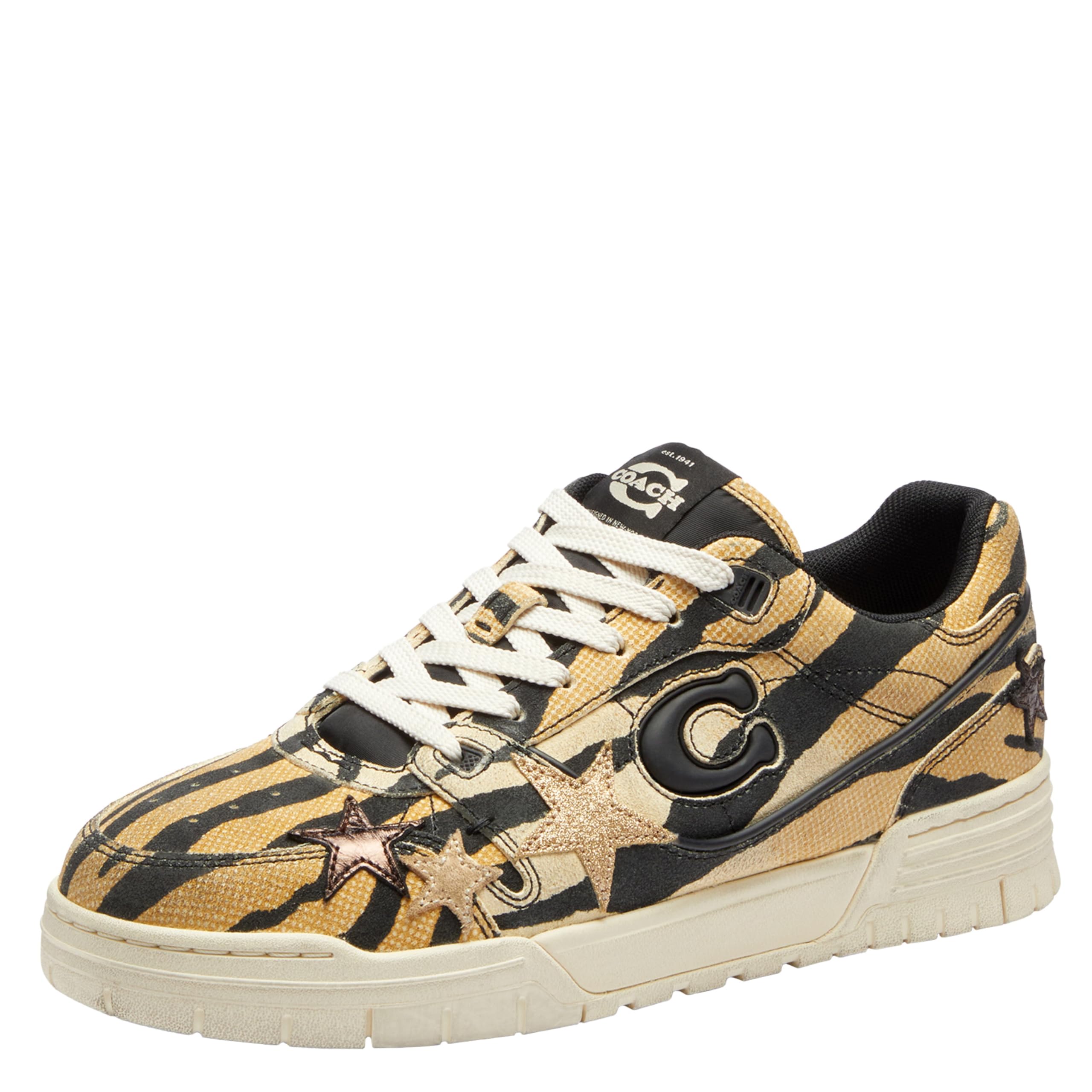 Photo 1 of **** WORN USED DIRTY****  COACH Soho Sneakers with Stars SIZE 11 B